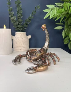 Steampunk Scorpion Ornament – Mechanical-Inspired Gothic Decor - Picture 1 of 8