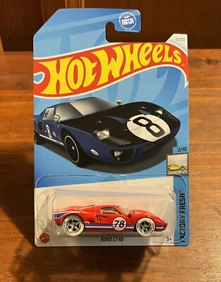 Hot Wheels 2000 *Ford GT40* con Chase Style Real Riders... intercambio de ruedas Foto 1 de 4