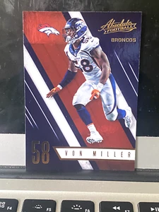 Von MILLER 2016 Panini Absolute Football #38 Denver Broncos - Picture 1 of 2