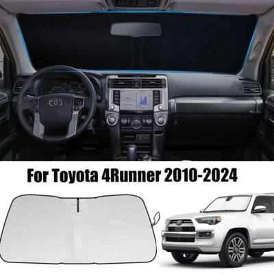 Parabrisas Para Toyota 4Runner 2010-2024 Parasol Bloque UV Protector Cubierta Visera Foto 1 de 4
