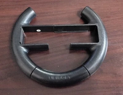 Ubisoft Black Steering Wheel For Nintendo Wii - Image 1 of 2