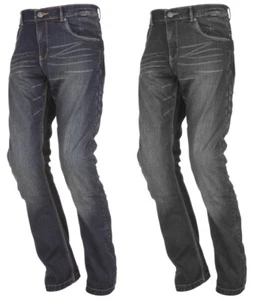 Modeka Glenn hoch abriebfeste verstärkte Motorrad Jeans Hose coole Waschung - Bild 1 von 7