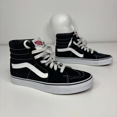 VANS Off The Wall Hi Top Sneakers Womens 7.5 Men’s 6 Black Skater Y2K Thrashin’ - Image 1 of 4