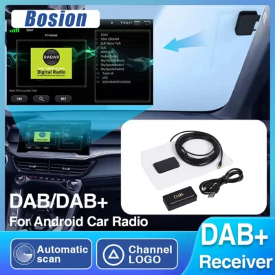 BOSION DAB Autoradio Tuner Empfänger DAB+ Box USB Stick für Android Auto USB Dongle DE