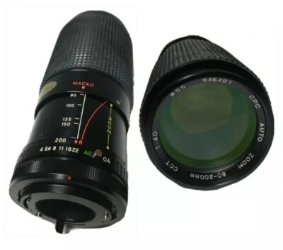 VTG Camera Lens CPC 80-200mm CCT 1:4.0 MC Auto Zoom 946497 Korea EUC FREE SHIP!! - Image 1 of 4