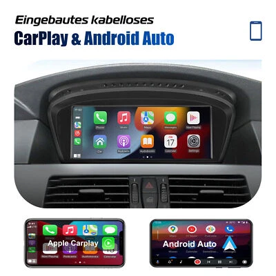 8Kern 128GB Android 13 Autoradio GPS Navi LTE 4G für BMW E60 5er E61 E90 E91 CCC - Bild 1 von 4