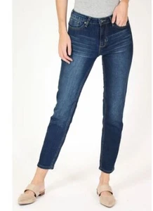Grace in LA Jeans Women's Medium Wash High Waist Girlfriend Stretch Jeans - Picture 1 of 23