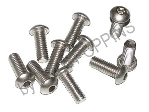 10-SS 3/8-16 X 1 BH CABEZAL DE MÁQUINA TAPA BOTÓN TORNILLOS 18-8 HERRAJES DE ACERO INOXIDABLE - Imagen 1 de 1