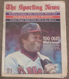 ROD CAREW, ANGELS, SPORTING NEWS MAGAZINE, JUNE 20, 1983 - Picture 1 of 1