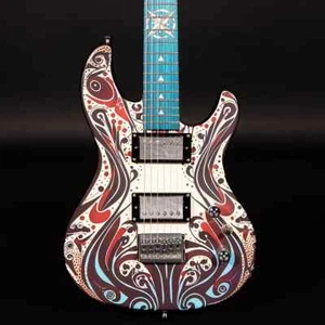 Guitarra Eléctrica Lindo Sahara V2 Incrustación Estrella Náutica | Diseño Reino Unido Edición Especial - Imagen 1 de 11