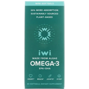 Iwi Algae Omega 3 Epa & Dha 60 Softgels - Picture 1 of 1