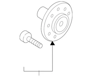 Genuine Mitsubishi Fr Wheel Hub Assy OEM 3880A018 - Picture 1 of 3