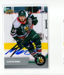 MATHIEU CATAFORD autographed SIGNED '21/22 Upper Deck CHL crd HALIFAX MOOSEHEADS - Picture 1 of 1