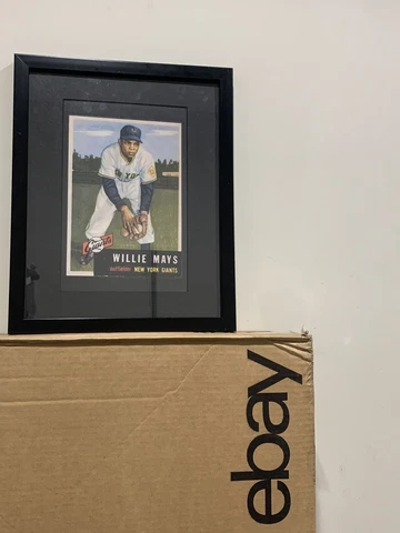 1953 Topps STYLE WILLIE MAYS (custom Mini Poster) Frame Not Included (READ) Cover