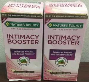 [3PACK] Natures Bounty • INTIMACY BOOSTER• 60 Capsules EXP: 12/25 - Picture 1 of 5