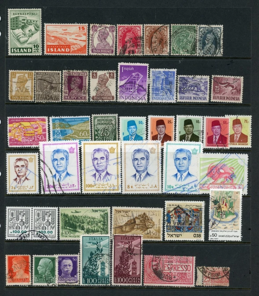 WW "I" countries stamps / 24-11-4n / used and mint - Image 1 of 1