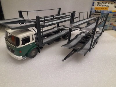 Ixo TTRX027 Man trasporto auto con rimorchio 1970  1/43 - Immagine 1 di 2