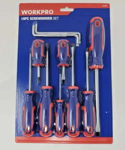 WORKPRO 10-Piece Screwdriver Tool Set BRAND NEW - Picture 1 of 3