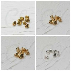 Solid Brass Faceted-Waved Spacer - 5x4mm (CW-4015C-N-366) - Imagen 1 de 4