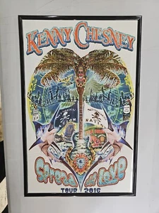 Kenny Chesney 2016 gerahmtes Konzertposter - Bild 1 von 3