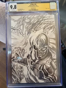 X-MEN 26 ALEX ROSS 1:100 CGC SS 9.8 Virgin Sketch Variant MAGNETO Alex Ross Auto - Picture 1 of 10