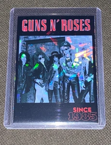 Guns N' Roses Custom Since 1985 Holo Refractor Prizm Throwback Card Varient - Picture 1 of 4