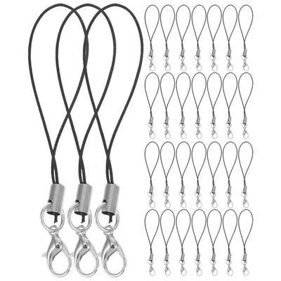 50 Stück Karabinerverschluss-Kordeln: Lasso für Handy-Schlüsselanhänger zum - Bild 1 von 4