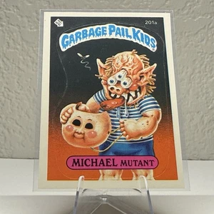 1986 Topps Garbage Pail Kids Michael Mutant  #201a Original Series 5 GPK - Picture 1 of 2