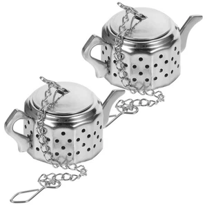  2 Pcs Tea Strainer Strainers for Loose Stainless Steel Infuser Leaf - Picture 1 of 12