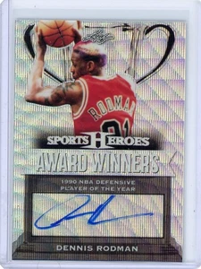 2017 Leaf Sports Heroes DENNIS RODMAN Award Winners AUTO 21/25 - Bulls HOF - Picture 1 of 2