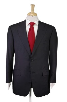 Traje de lana Brooks Brothers polar dorado gris liso 2-Btn 40R Foto 1 de 4