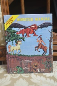 Advanced Dungeons & Dragons Monster Manual 1979 TSR Games 4th Printing 1977 1978 - Picture 1 of 7