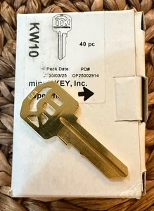 KW10 Chiave Fori Ottone MinuteKey Inc 40 Pezzi Vuoti - Foto 1 di 4