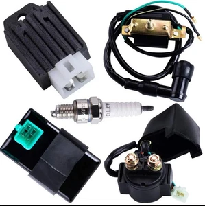 CDI Box Ignition Coil 5 Pin Regulator Rectifier Relay Spark Plug for Kazuma Meer - Foto 1 di 8