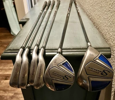 ADAMS Speedline Golf Club Set 6,7,8 And Two Drivers - Image 1 of 4