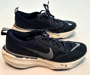 Nike ZoomX Invincible Run FK 3 Men's Size 9.5 Navy Metallic Silver - Picture 1 of 9