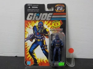 G702 GI JOE 25th ANNIVERSARY COBRA LEADER COBRA COMMANDER with HOOD FIGURE FOIL - Picture 1 of 2