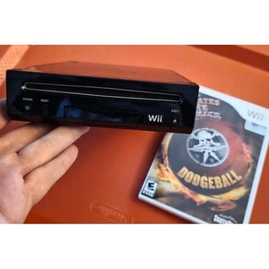 Console Nintendo Wii Nera RVL-101 Testata Funzionante Retro Gaming System - Foto 1 di 10