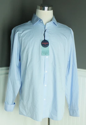 NUEVO CON ETIQUETAS Acero y Jalea Diseño Británico Fácil Cuidado Cielo Para Hombre 17 Mangas Largas Puño Abatible Foto 1 de 4