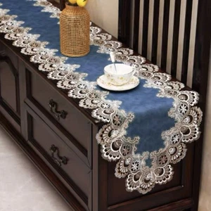 Faux PU Leather Table Runner Perfect Size Sophisticated Look Stylish Look - Picture 1 of 11