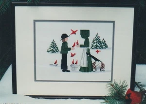 Christmastime Bird Feeders by Diane Graebner cross stitch pattern - Picture 1 of 1