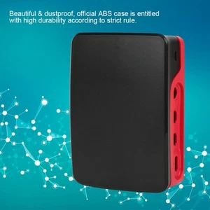 (Black Red)4B ABS Case Protective Shell For High Temperature Enthusiasts Black - Afbeelding 1 van 12