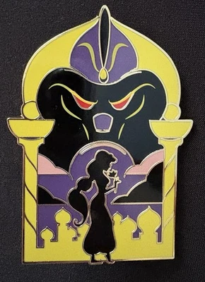 Значок Disney PALM Princess Villains Mystery Jasmine Jafar Jumbo LE 300 - Изображение 1 из 2