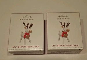 Hallmark Keepsake Lil’ Birch Reno Adorno de Navidad 2020 Miniatura Lote 2 - Imagen 1 de 13