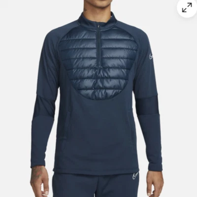 Camiseta Nike Therma-Fit Academy Winter Warrior para hombre M manga larga 1/4 cremallera DC9168 454 Foto 1 de 4