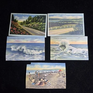 Vintage Postcards Oxnard California 1940s Beach - Picture 1 of 11