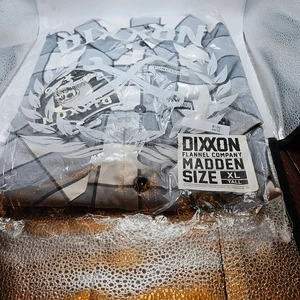 Dixxon  "Madden" Size XLT NWT NIB Long Sleeve Flannel Shirt with Buttons - Picture 1 of 2