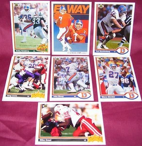DENVER BRONCOS--SET SQUADRA PONTE SUPERIORE 1991--JOHN ELWAY--L@@K - Foto 1 di 1