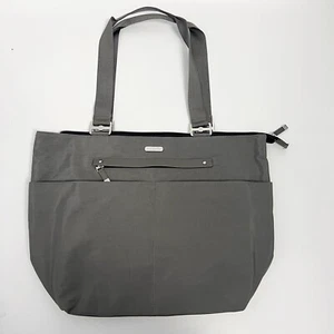Baggallini Grey Carryall Tote Travel Bag - Picture 1 of 8