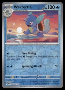 Wartortle SV: Scarlet & Violet 151 Holo #008/165 Pokemon Card - Picture 1 of 2